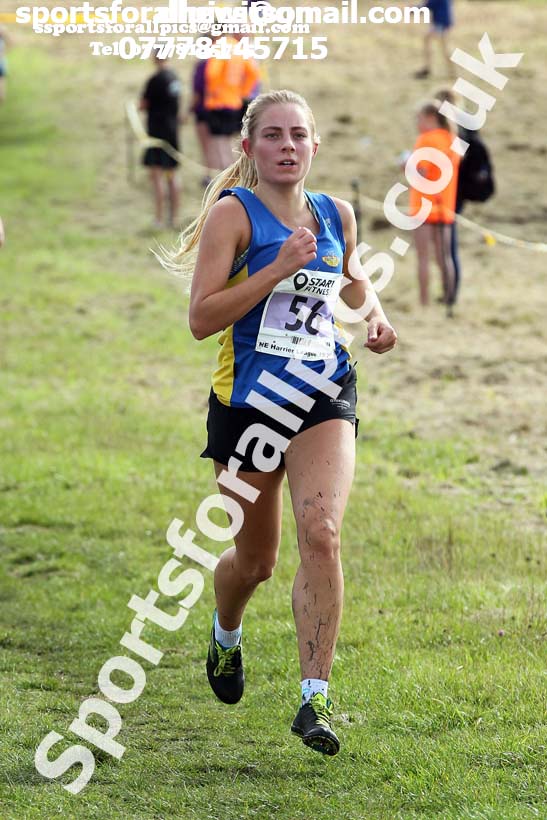 Senior womens 2019 Start Fitness Harrier League, Wrekenton, Gateshead. Photo: David T. Hewitson/Sports for All Pics